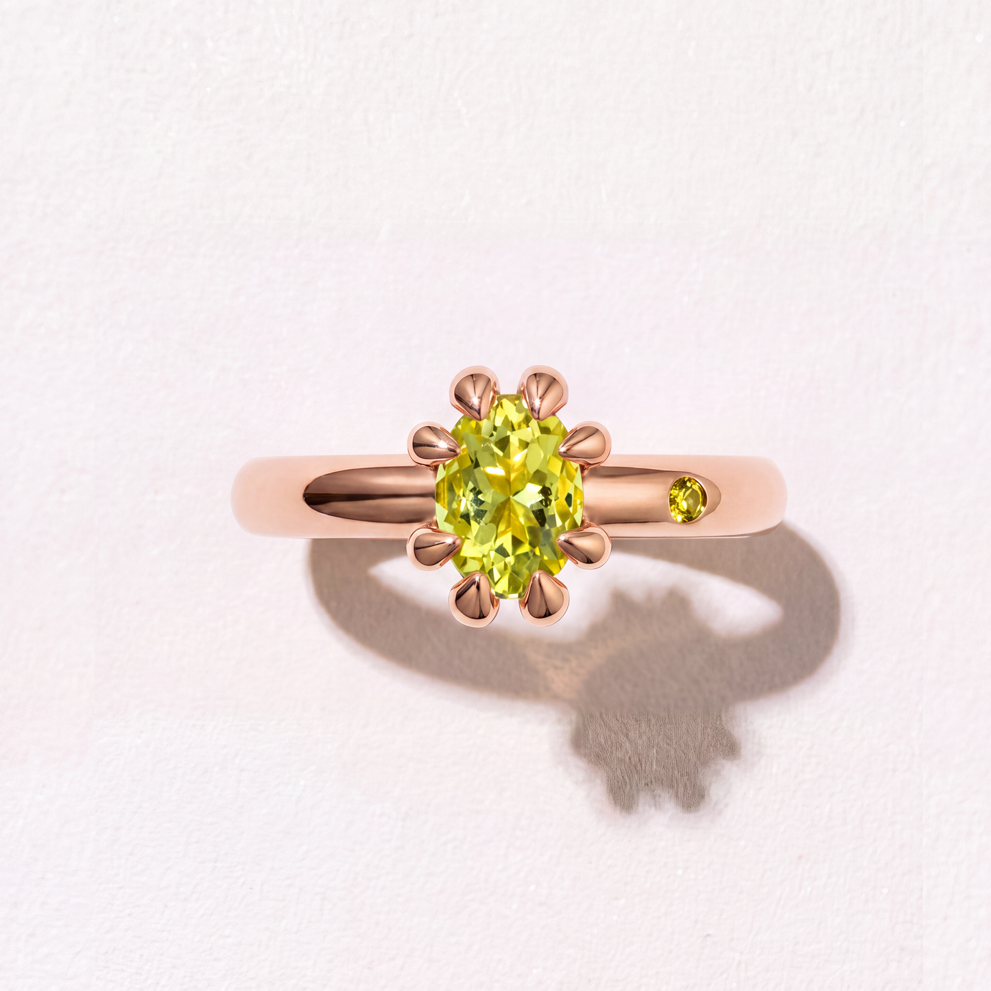 LEMON QUARTZ GOLD RING