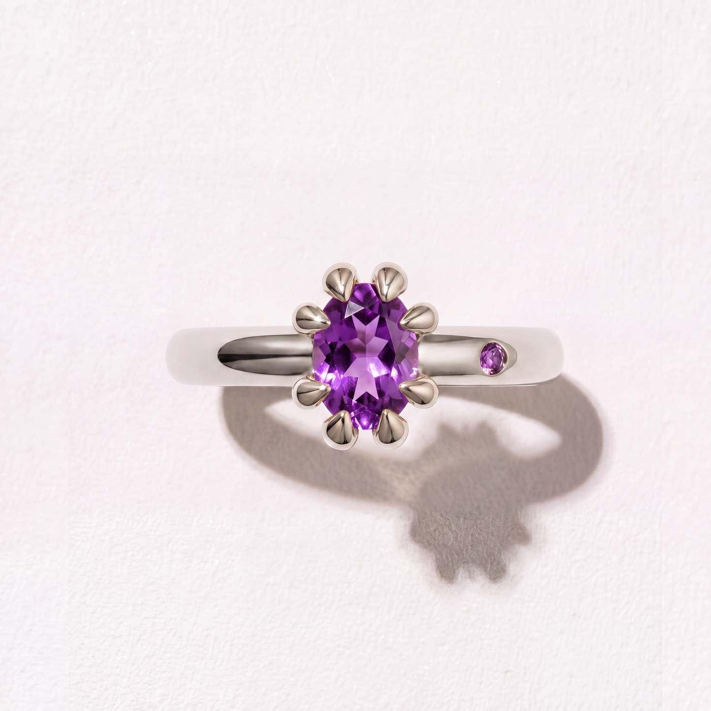 AMETHYST GOLD RING