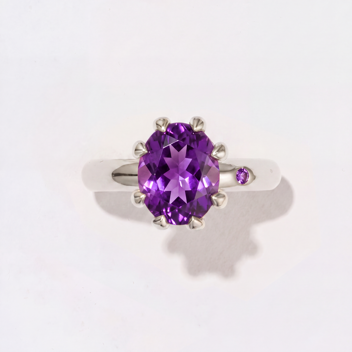 AMETHYST GOLD RING