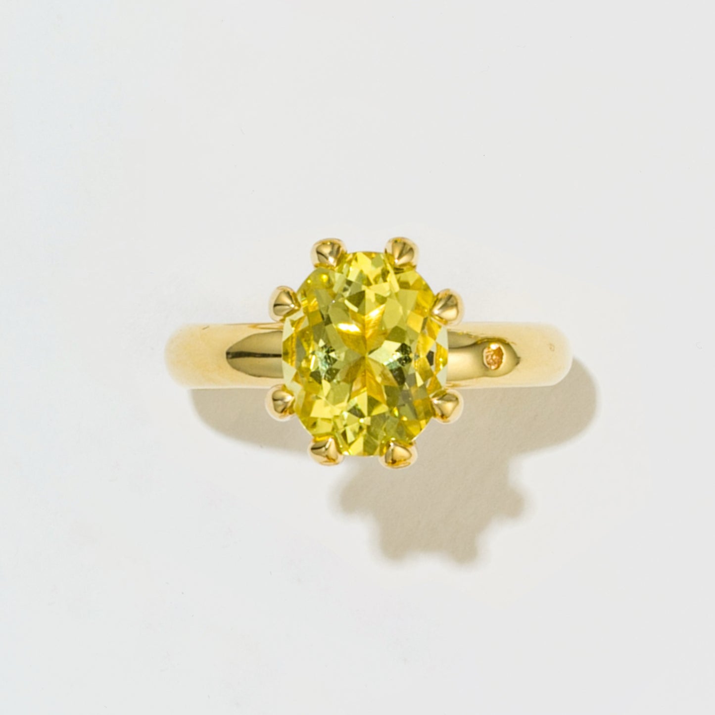 LEMON QUARTZ GOLD RING