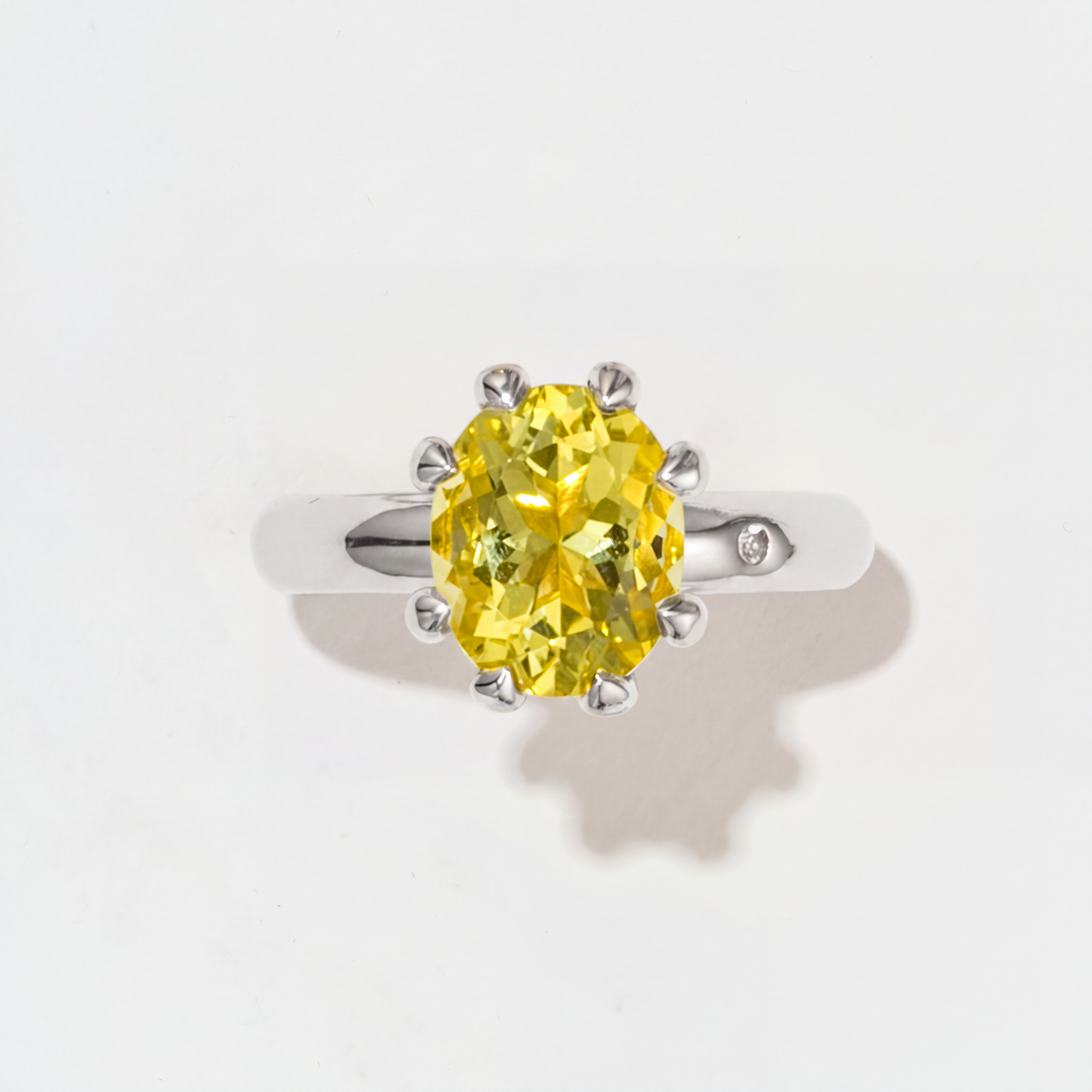 LEMON QUARTZ GOLD RING