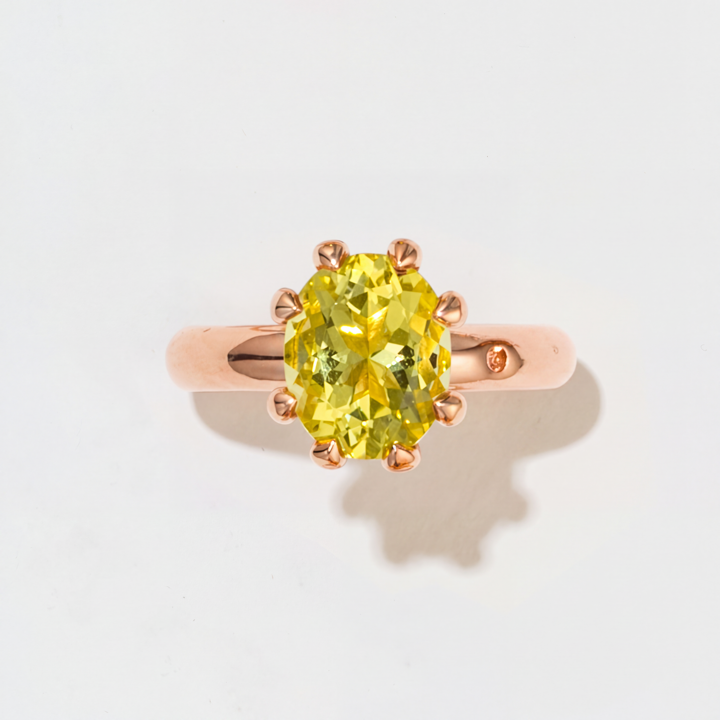 LEMON QUARTZ GOLD RING