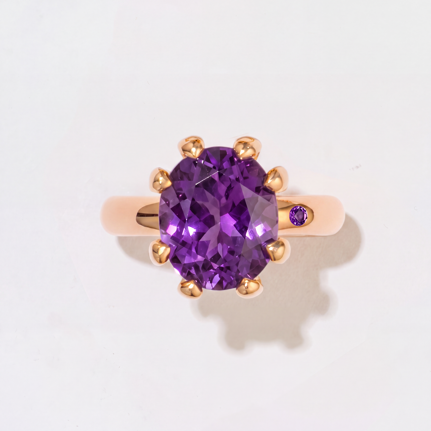 AMETHYST GOLD RING