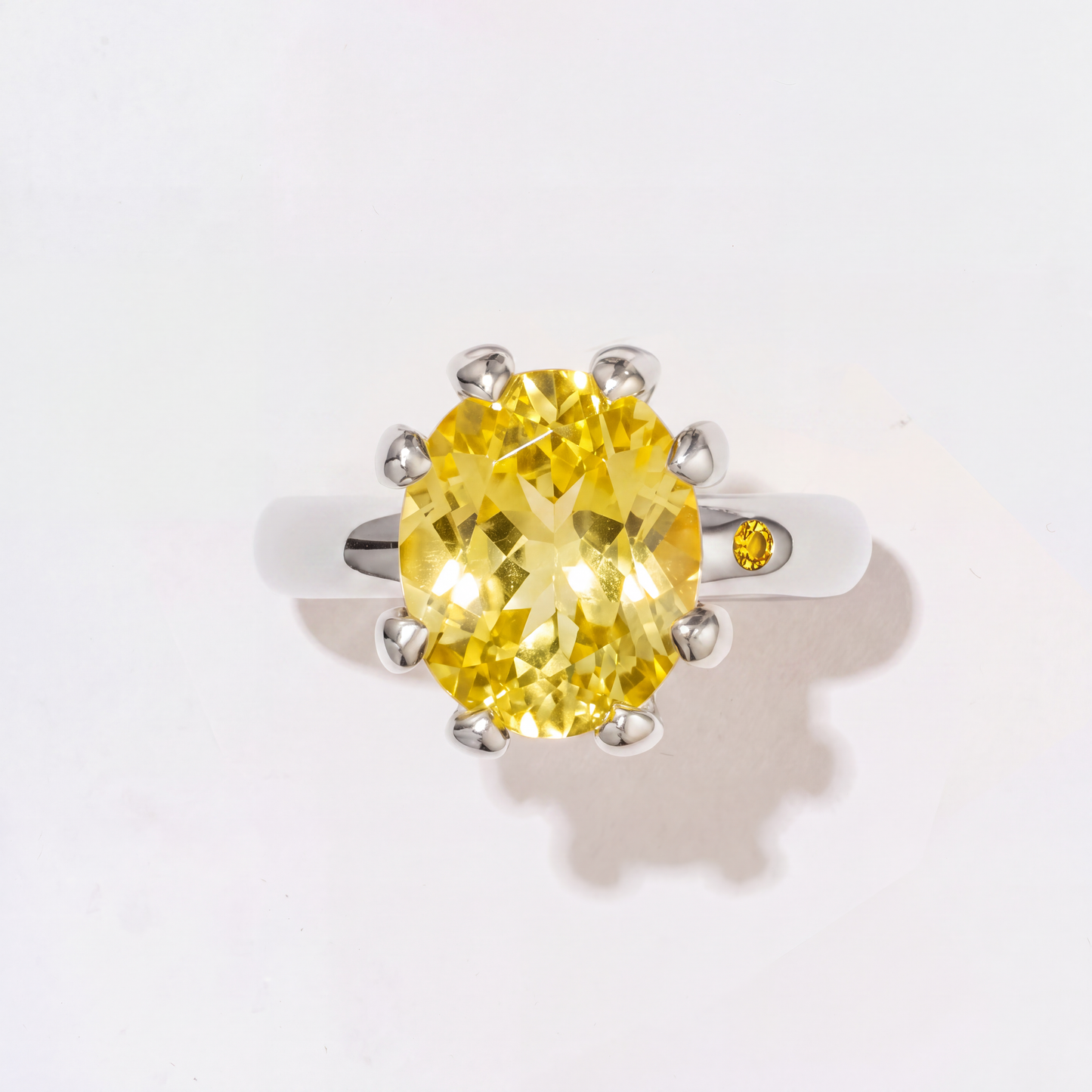 LEMON QUARTZ GOLD RING