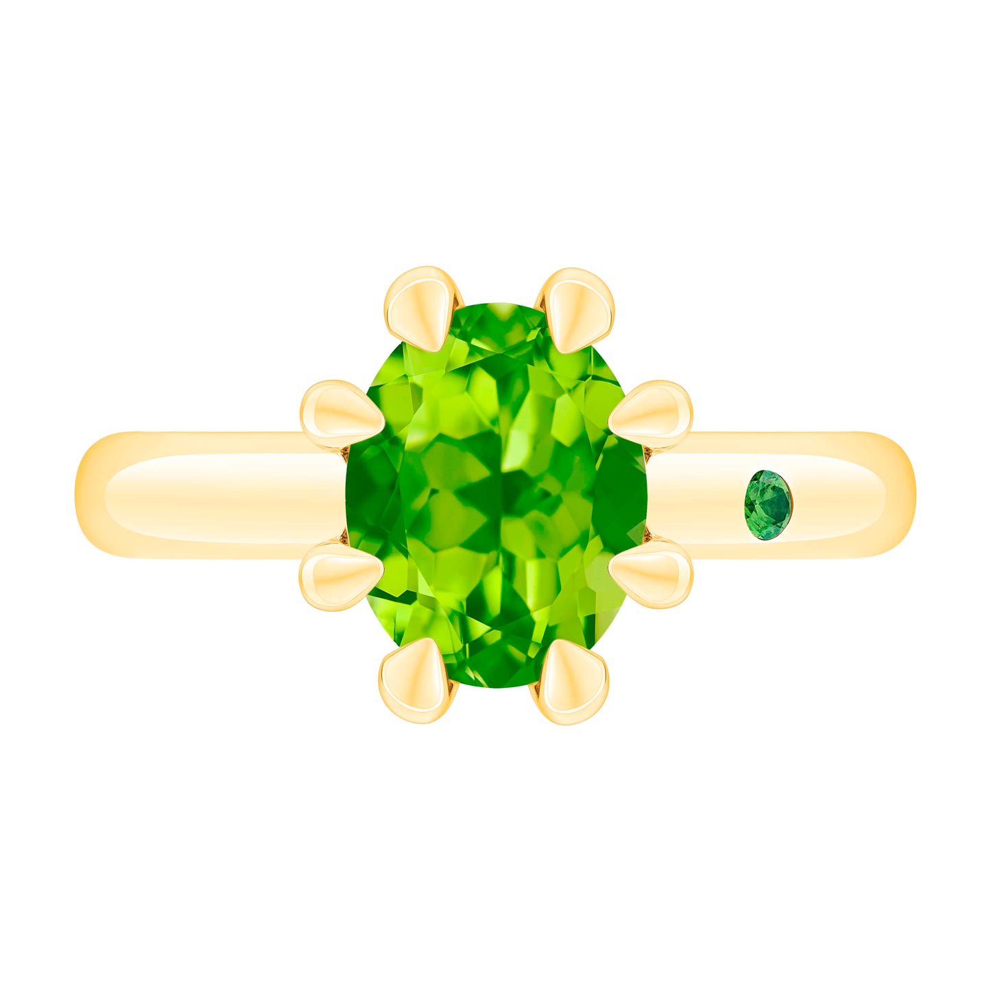 PERIDOT GOLD RING