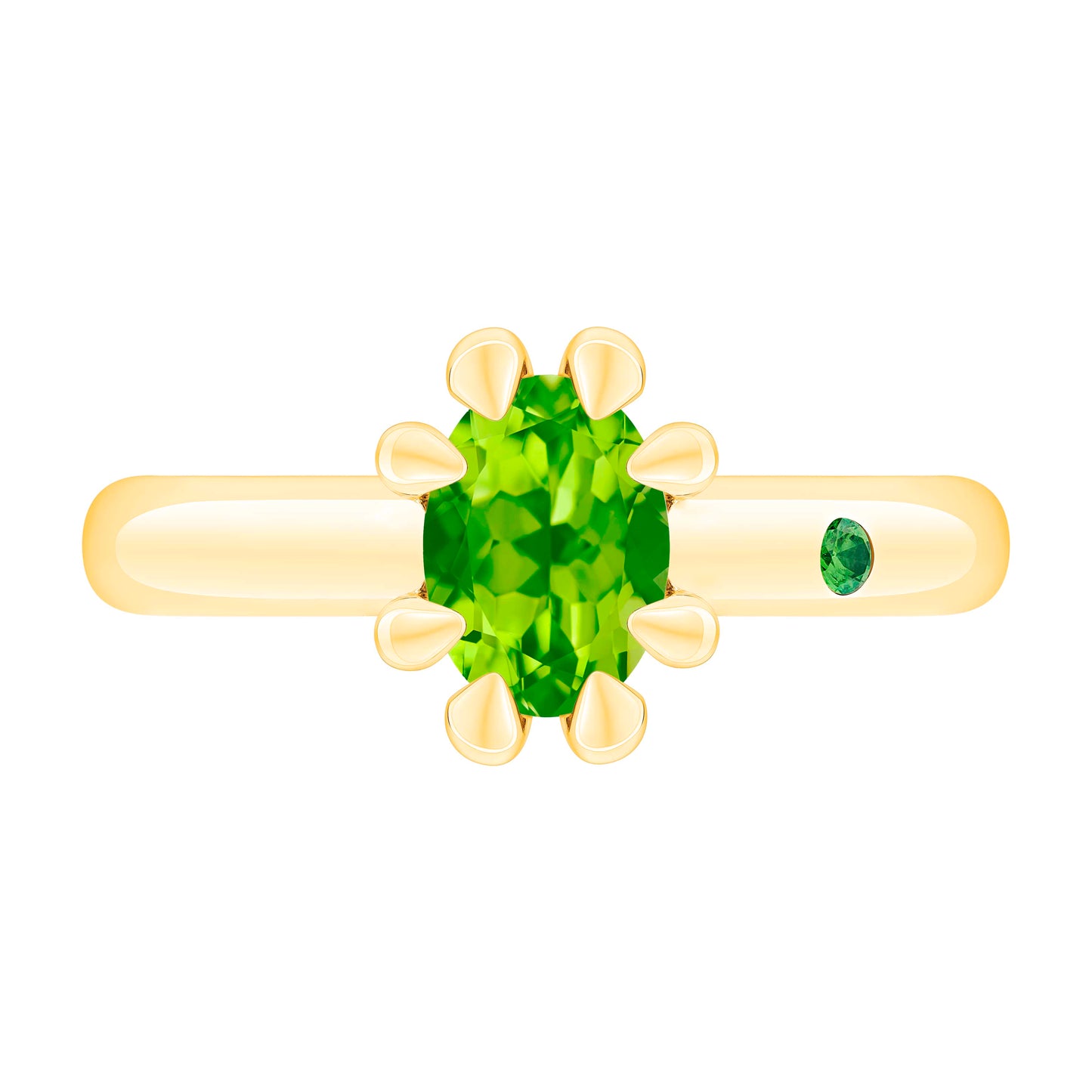 PERIDOT GOLD RING