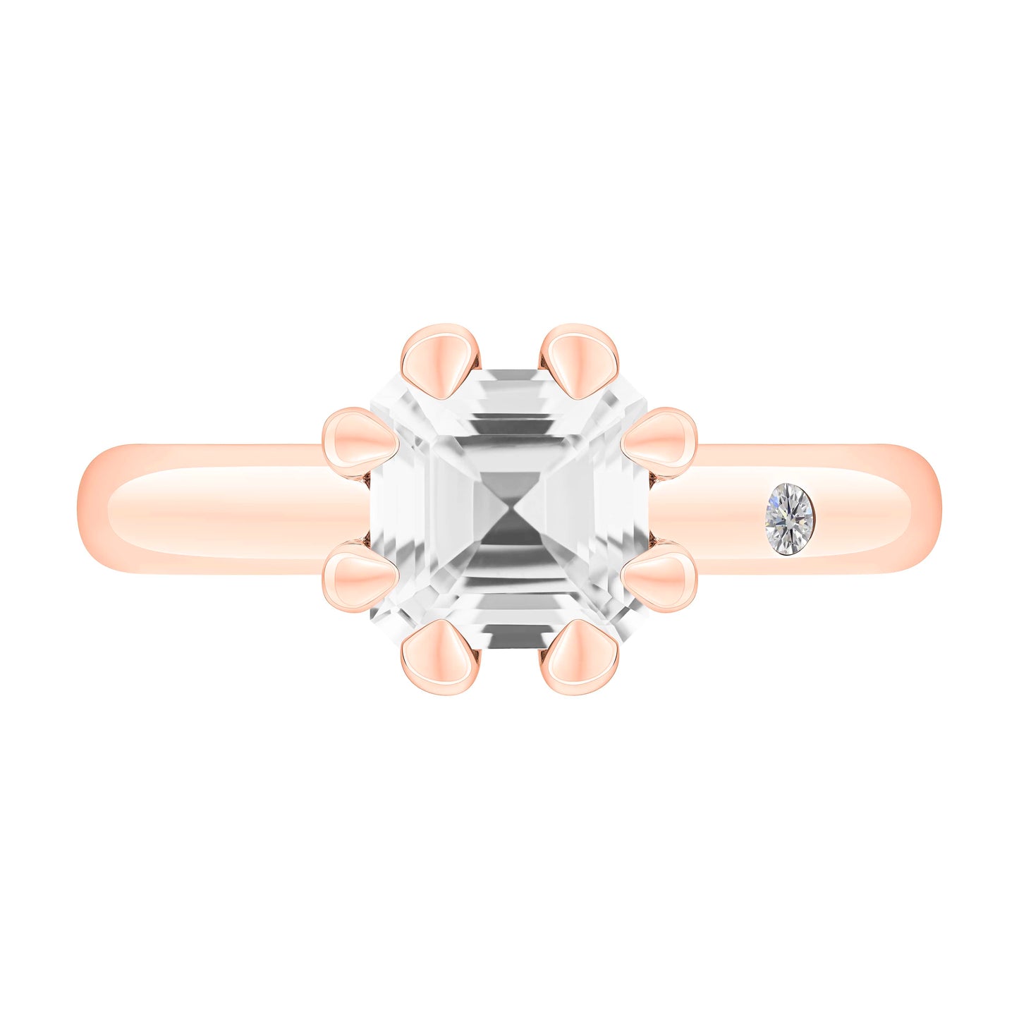 WHITE TOPAZ 1CT