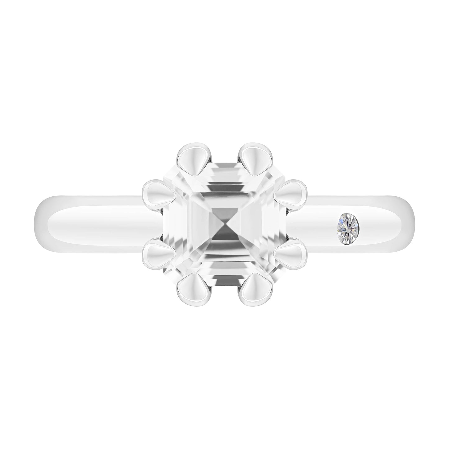 WHITE TOPAZ 1CT