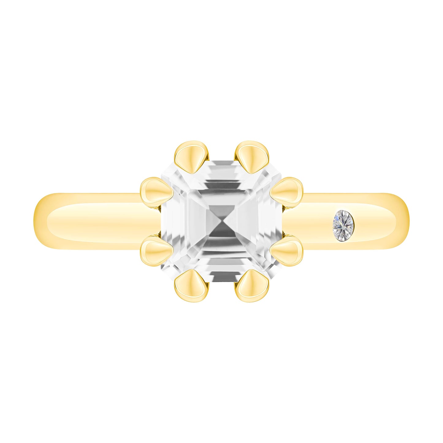 WHITE TOPAZ 1CT