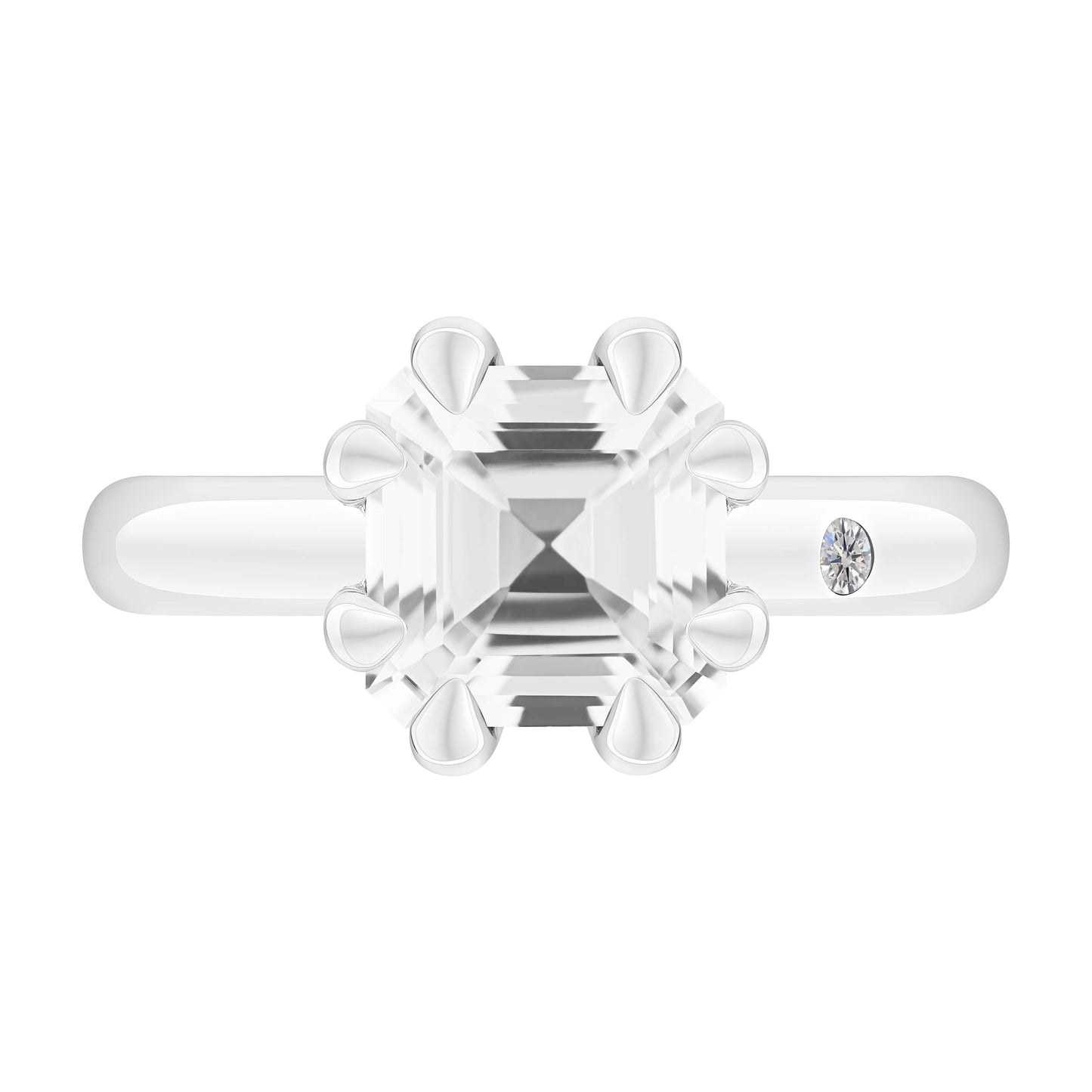 WHITE TOPAZ 3CT