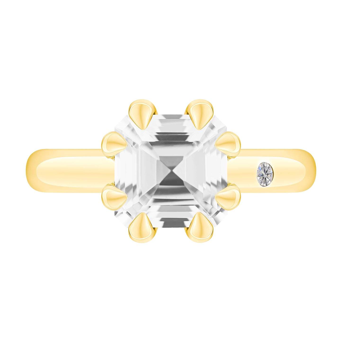 WHITE TOPAZ 3CT