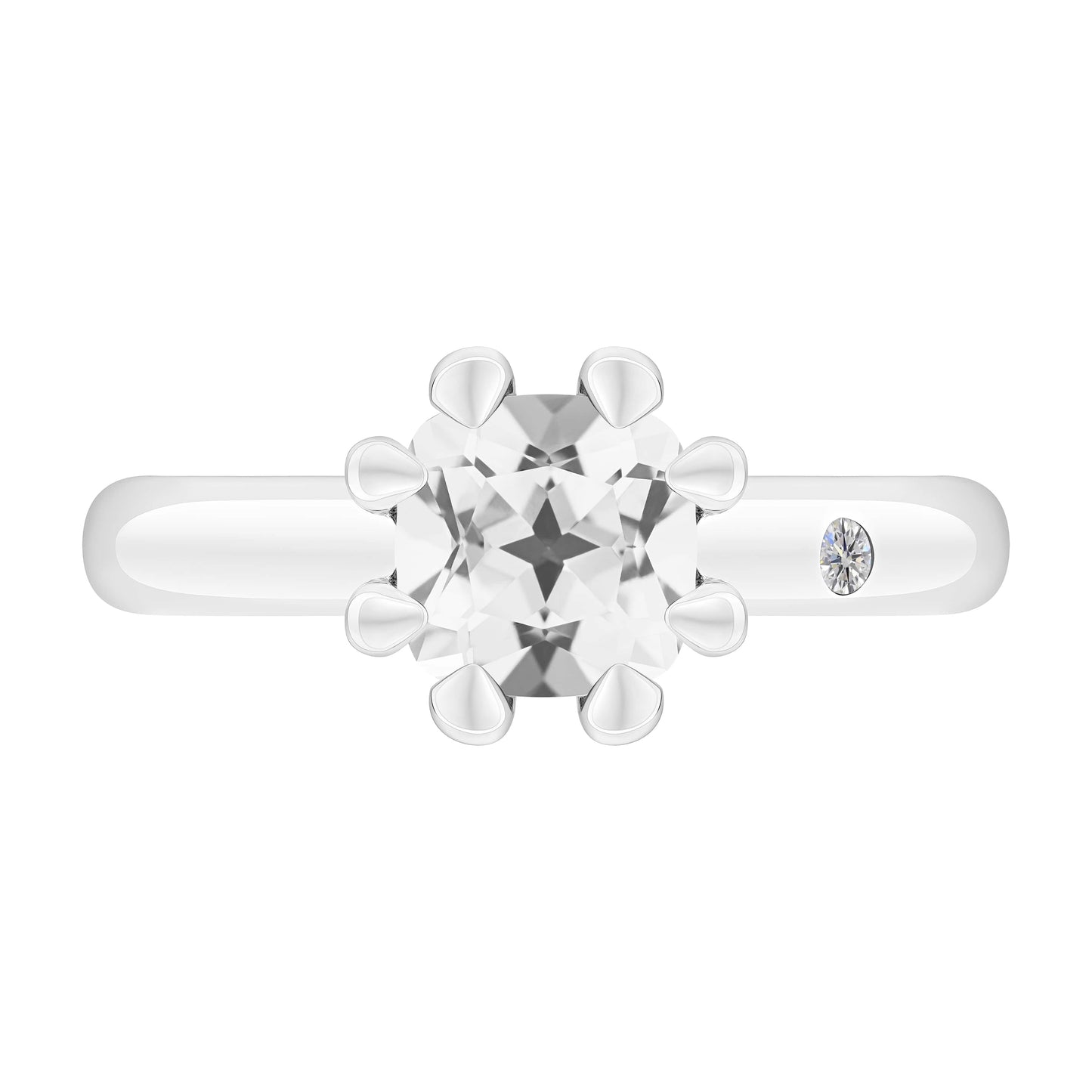 WHITE TOPAZ 1CT