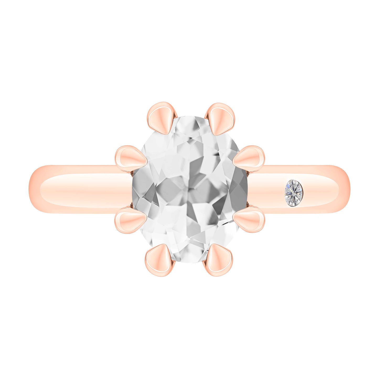 WHITE TOPAZ 3CT