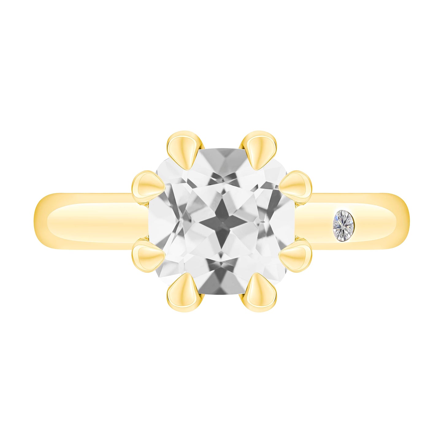 WHITE TOPAZ 3CT