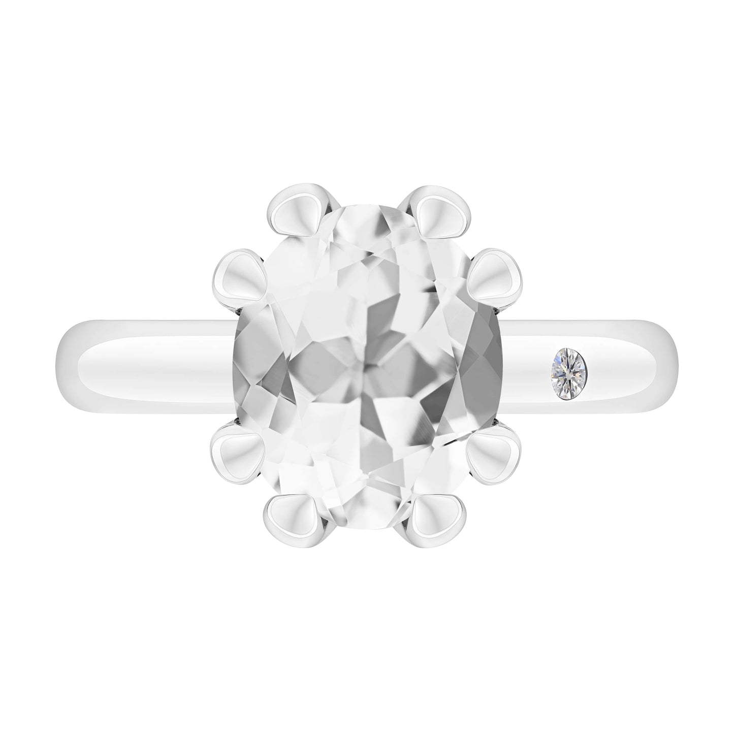 WHITE TOPAZ 5CT