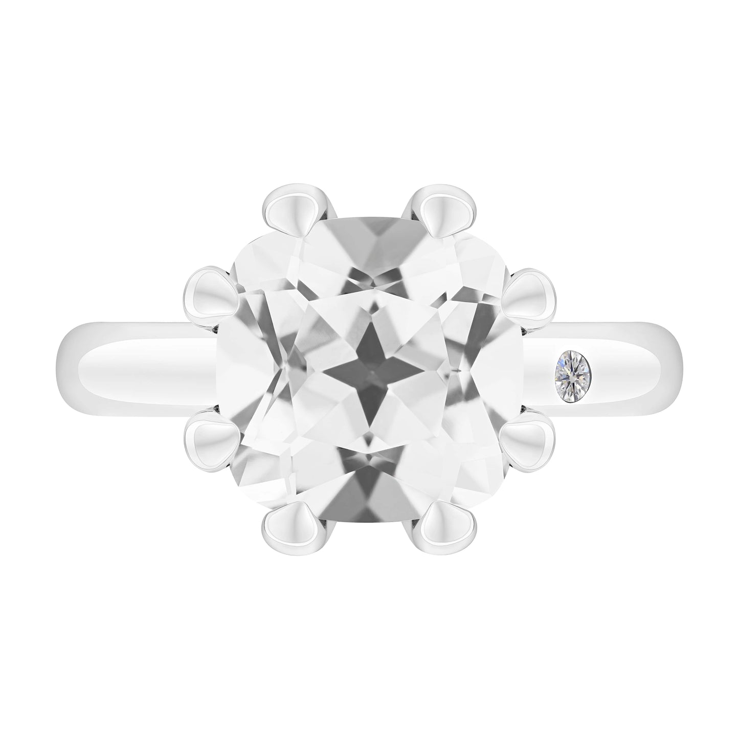 WHITE TOPAZ 5CT
