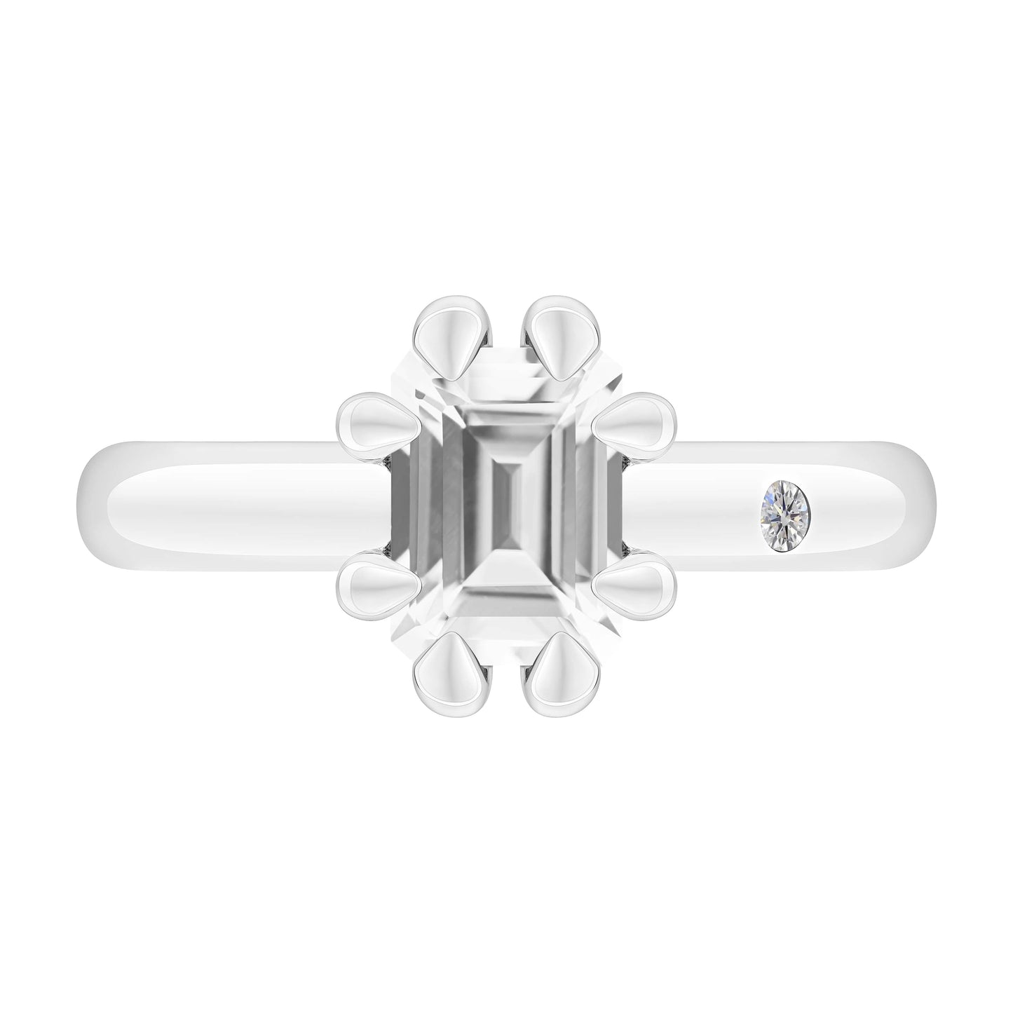 WHITE TOPAZ 1CT
