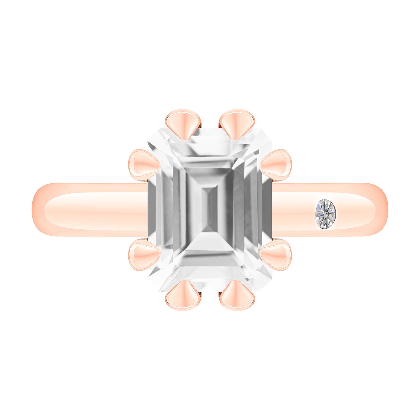 WHITE TOPAZ 3CT