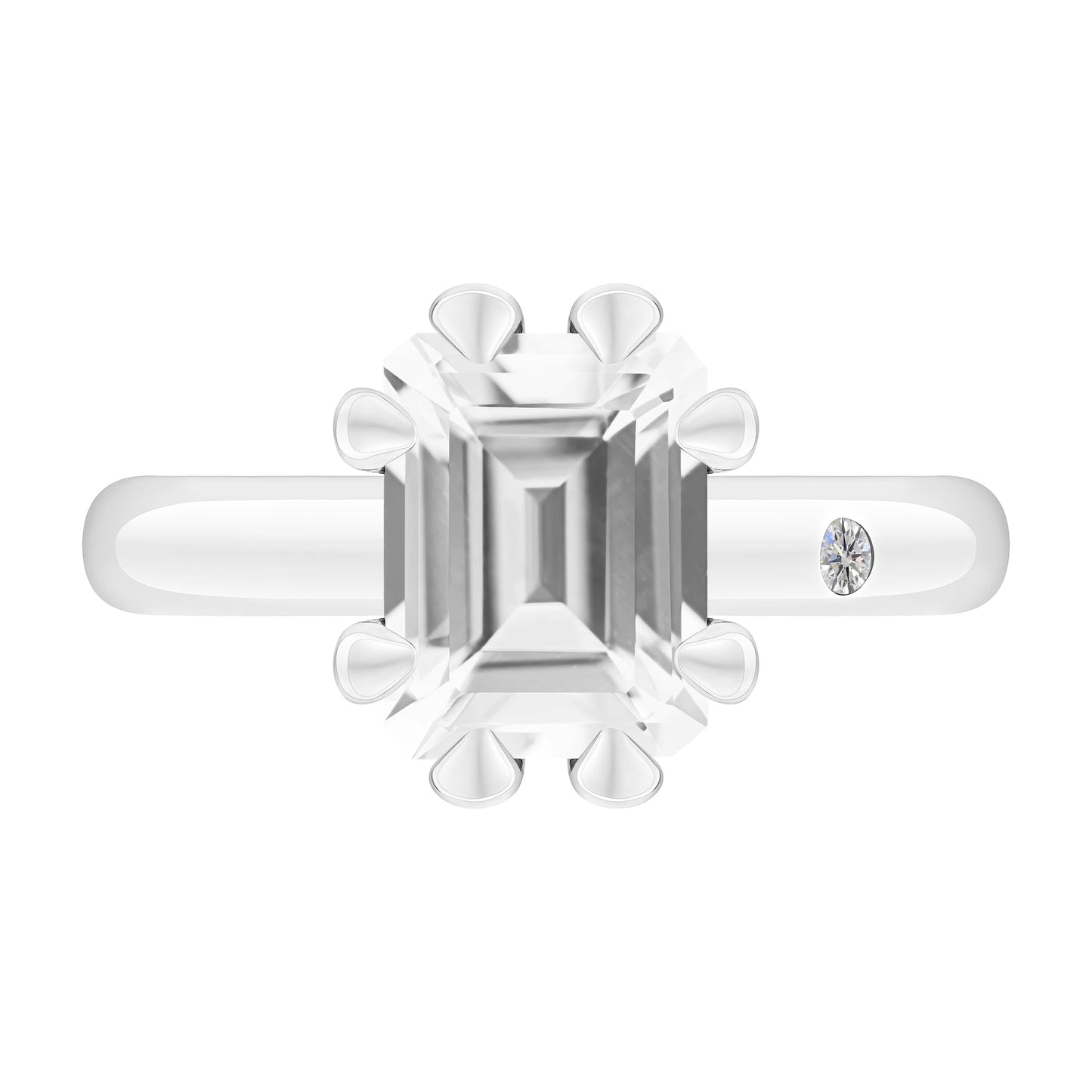 WHITE TOPAZ 3CT