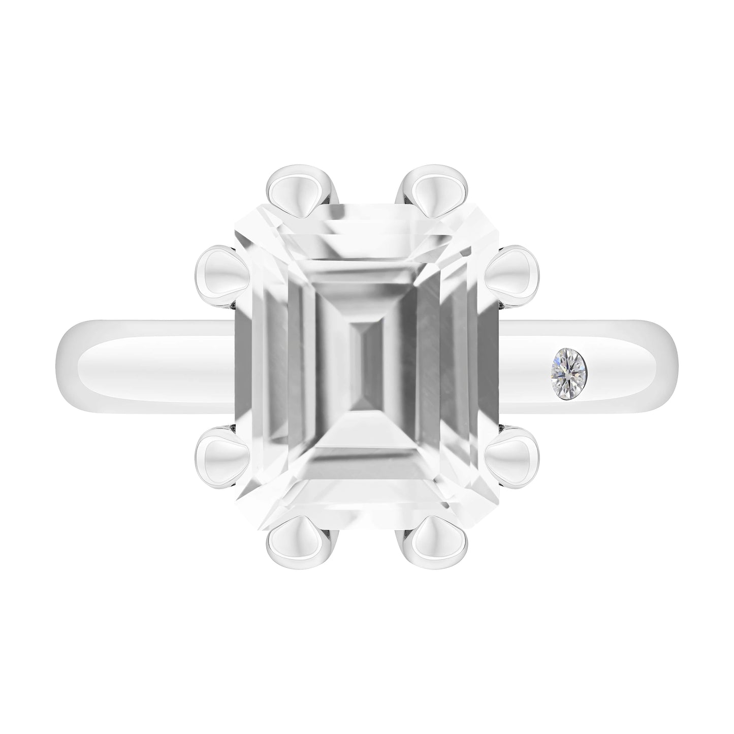 WHITE TOPAZ 5CT