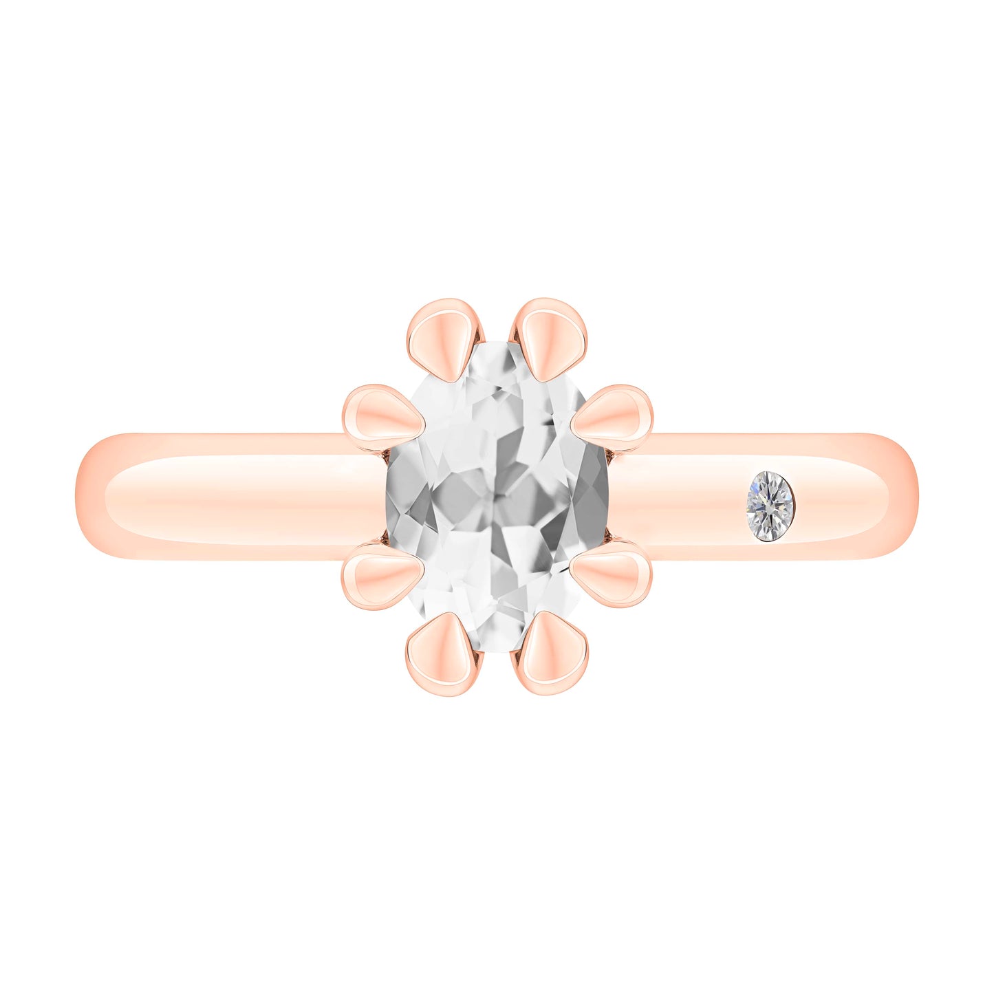 WHITE TOPAZ 1CT