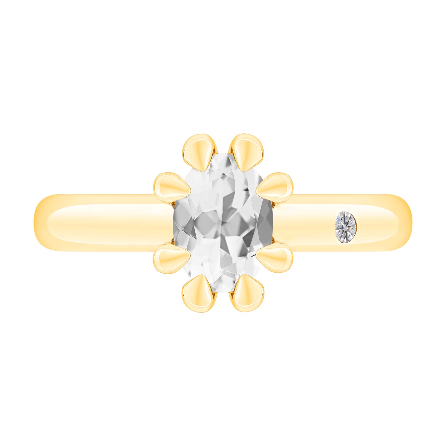 WHITE TOPAZ 1CT