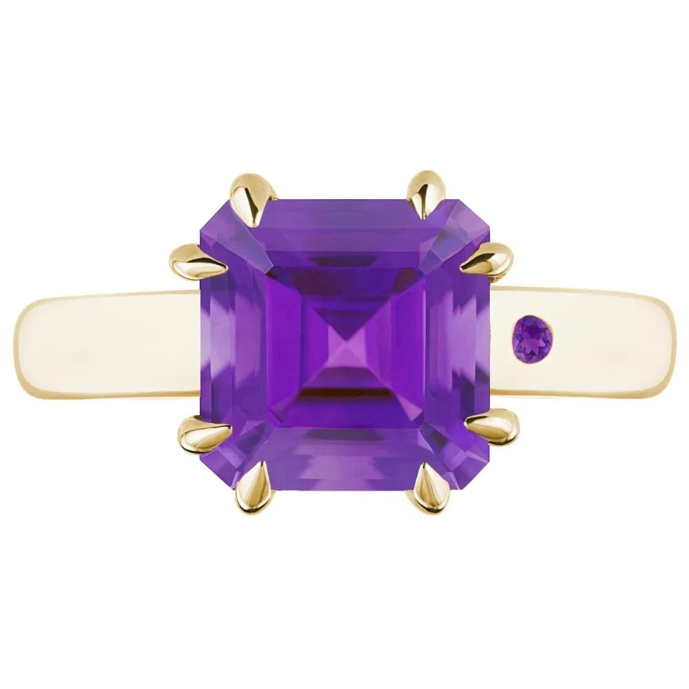 AMETHYST 3CT ASSCHER CUT