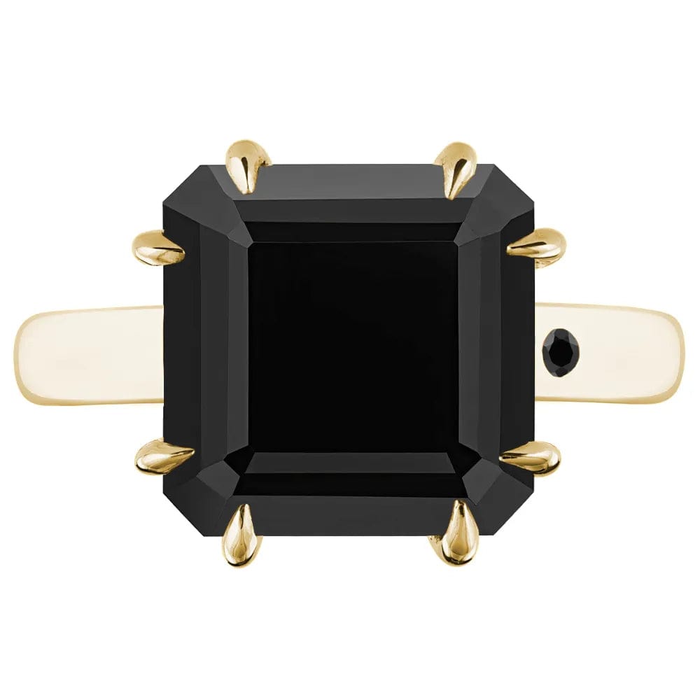 BLACK SPINEL 5CT ASSCHER CUT