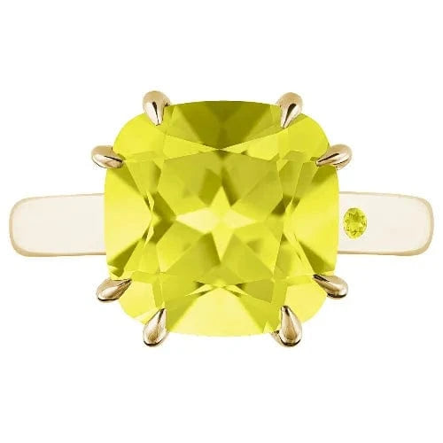 LEMON QUARTZ 5CT CUSHION CUT