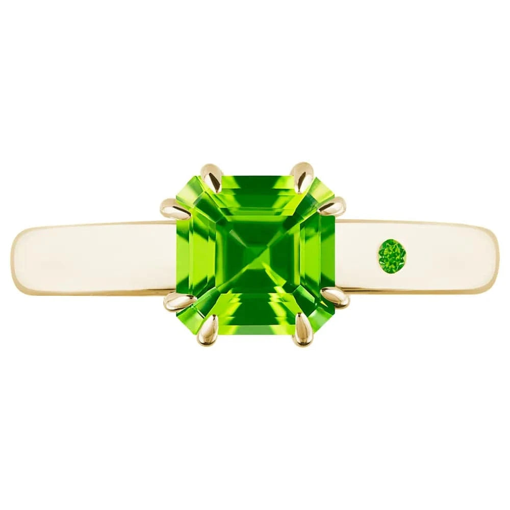 PERIDOT 1CT ASSCHER CUT
