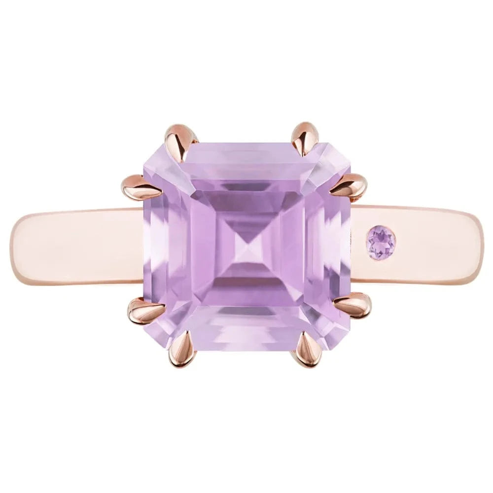 ROSE DE FRANCE 3CT ASSCHER CUT