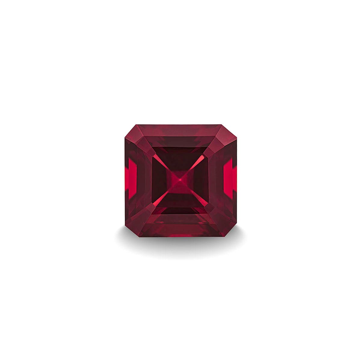 GARNET 1CT ASSCHER CUT