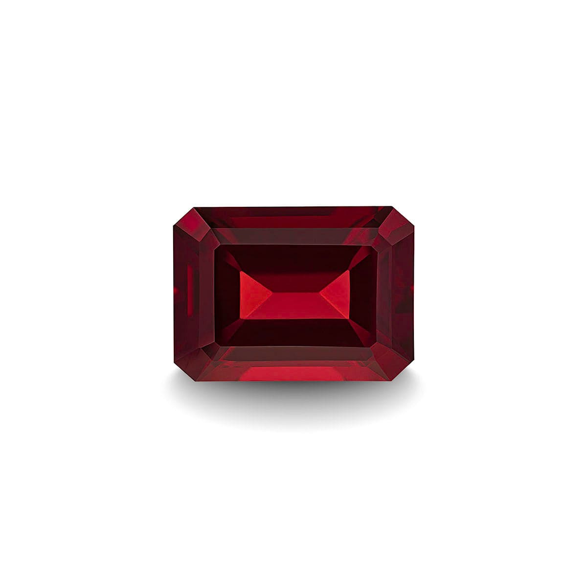 GARNET 1CT EMERALD CUT