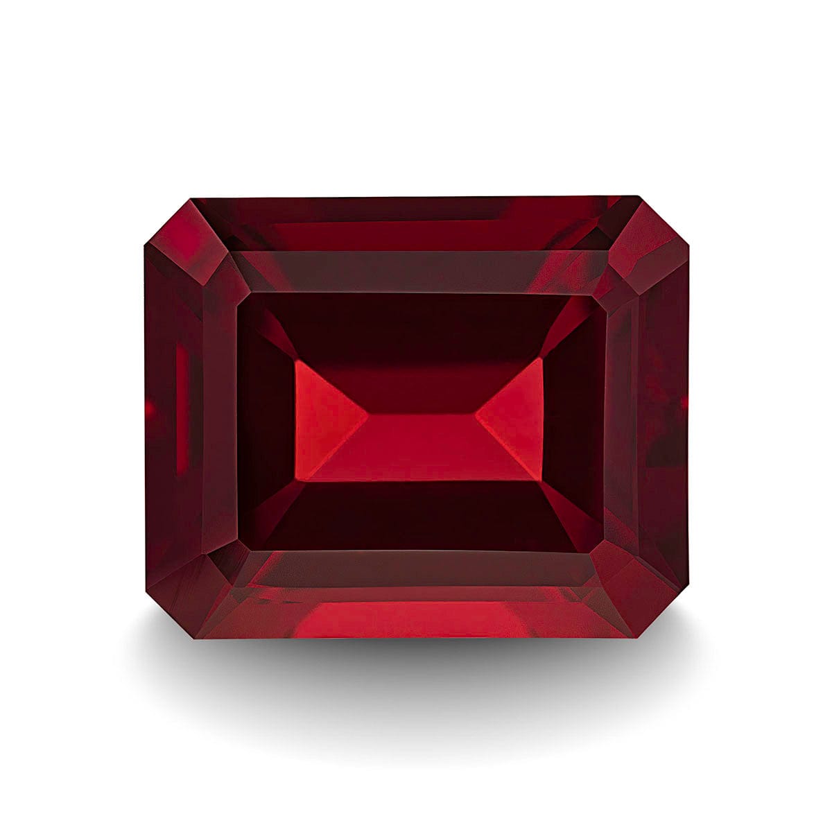 GARNET 5CT EMERALD CUT