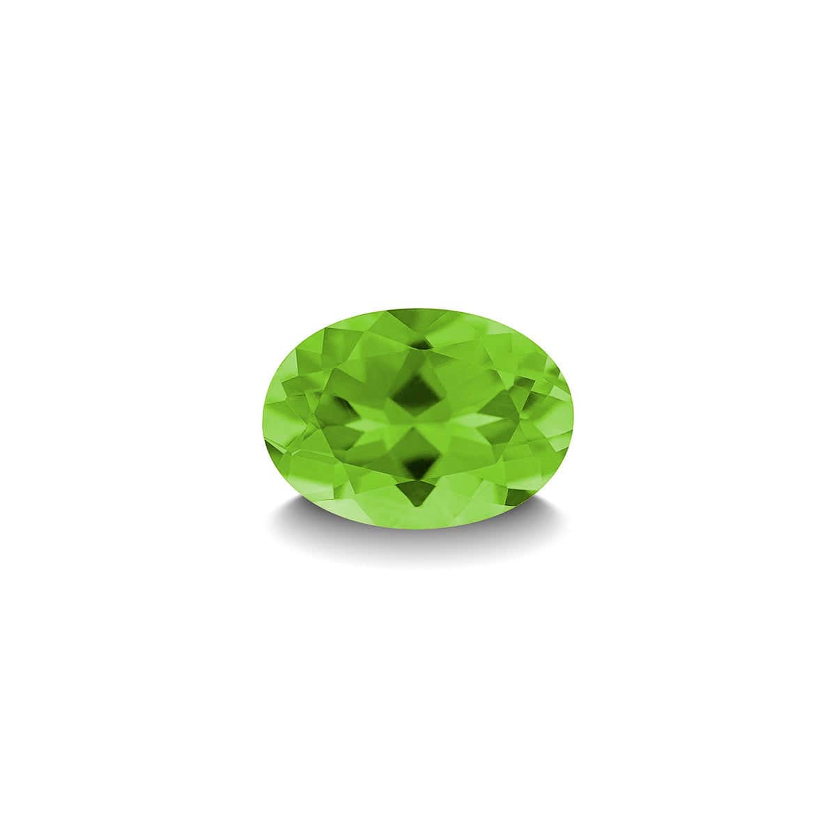 PERIDOT 1CT OVAL CUT