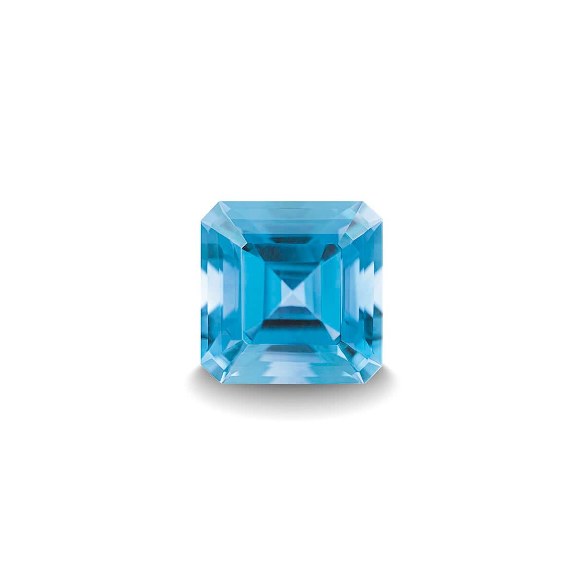 SWISS BLUE TOPAZ 1CT ASSCHER CUT