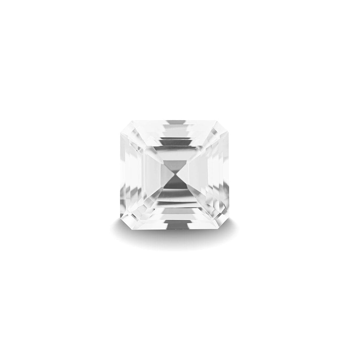 WHITE TOPAZ 1CT ASSCHER CUT