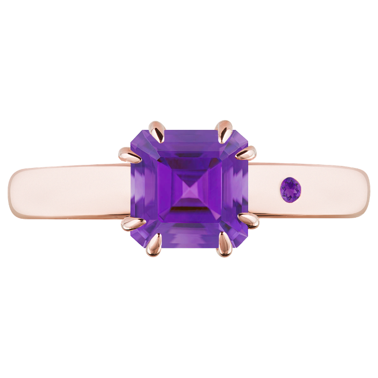 AMETHYST 1CT ASSCHER CUT - Customer's Product with price 115.00 ID ao4ovEF8skkkYP5zAbvgc9wQ