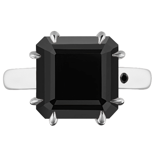 BLACK SPINEL 5CT ASSCHER CUT - Customer's Product with price 265.00 ID -enio6ri86L-KkBMoEYxTA-i