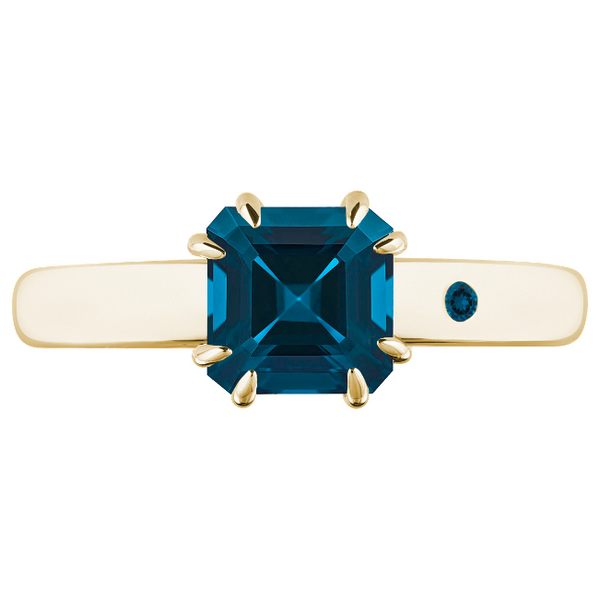 BLUE LONDON TOPAZ 1CT ASSCHER CUT - Customer's Product with price 115.00 ID sYomGR7mr8vSuxn5mRnjHVXl
