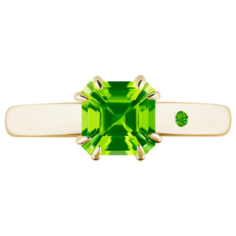 PERIDOT 1CT ASSCHER CUT - Customer's Product with price 115.00 ID WcuEmPzdDt3CyQ69oHcPFUGw