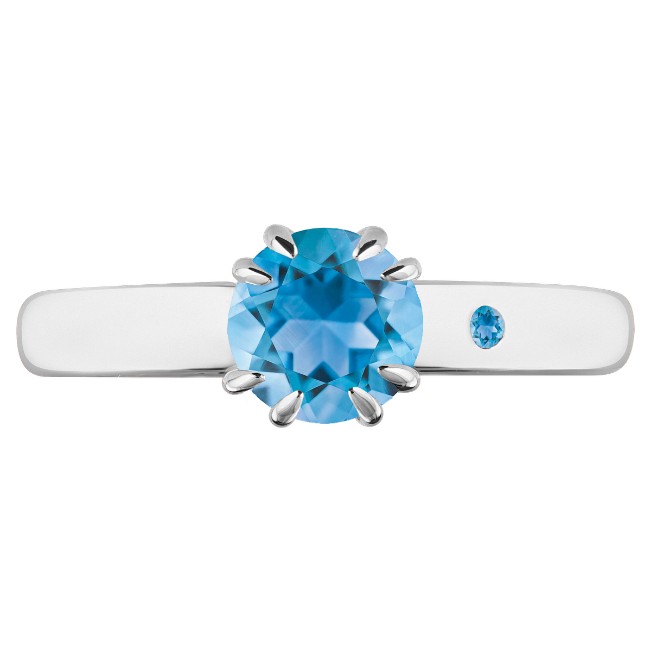 SWISS BLUE TOPAZ 1CT DIAMOND CUT - Customer's Product with price 115.00 ID UyKRIGQiU10BweEaO-cZFaf9