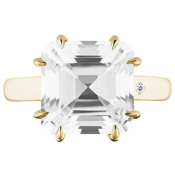 WHITE TOPAZ 5CT ASSCHER CUT - Customer's Product with price 1190.00 ID 4c4fd7rvTWdk4M4r9XNMmtEH