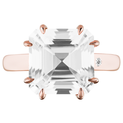 WHITE TOPAZ 5CT ASSCHER CUT - Customer's Product with price 265.00 ID PNyHmGuDYS2-uJb53itJkZwa